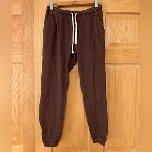 Aerie Rich Brown Track Pants